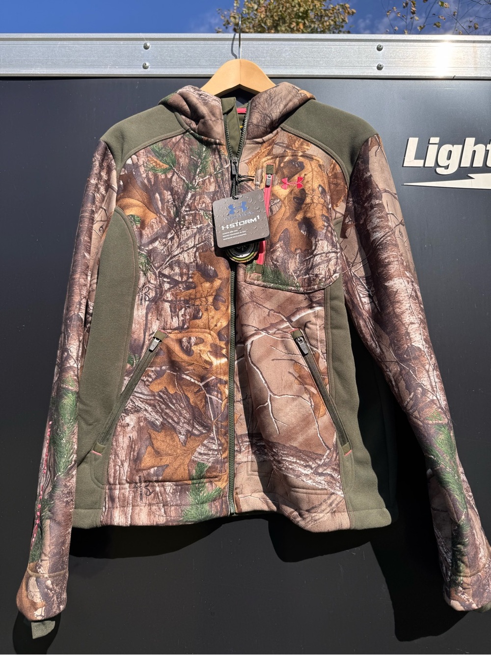 Under armour camouflage jacket- Size Large